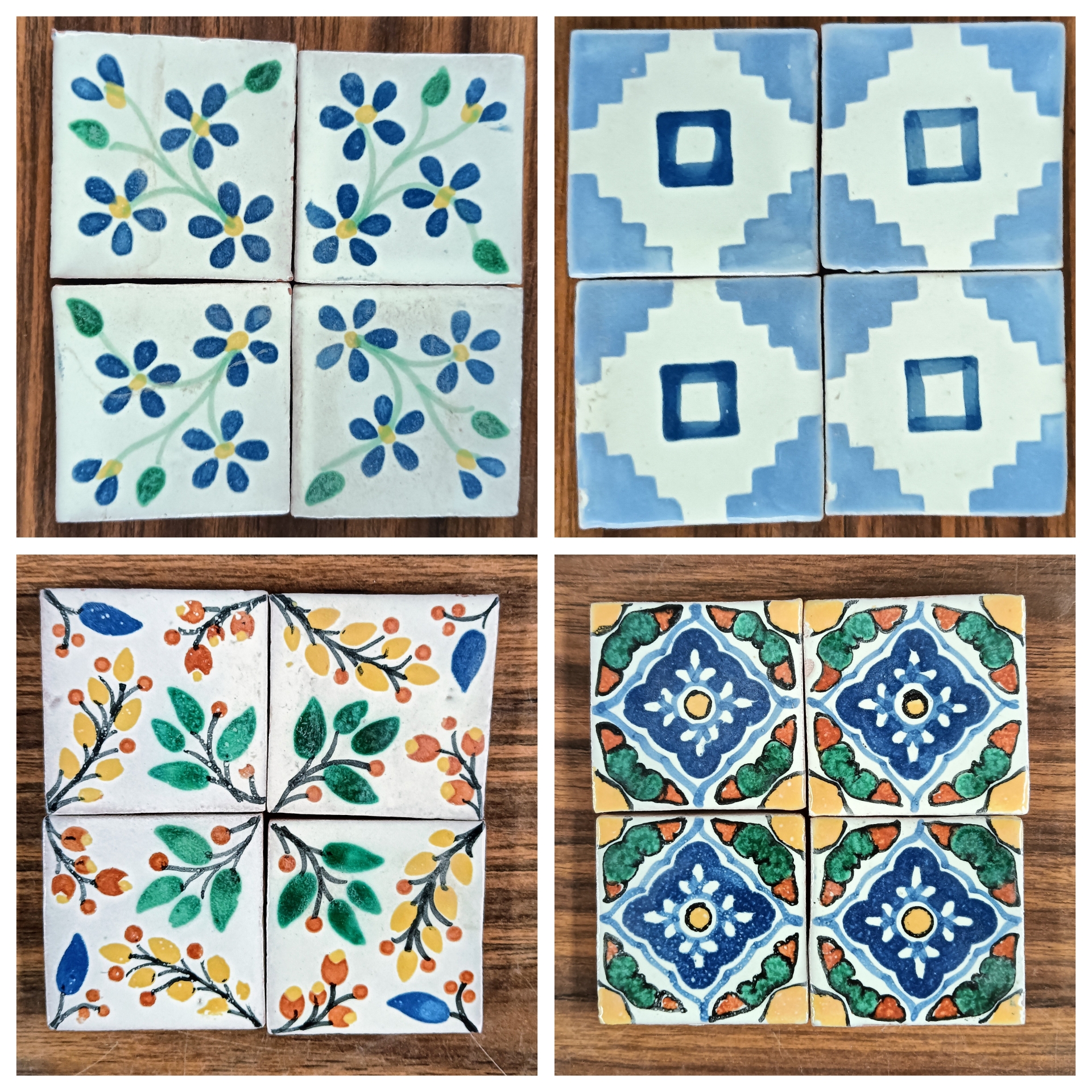 Azulejos Coloniales de Barro